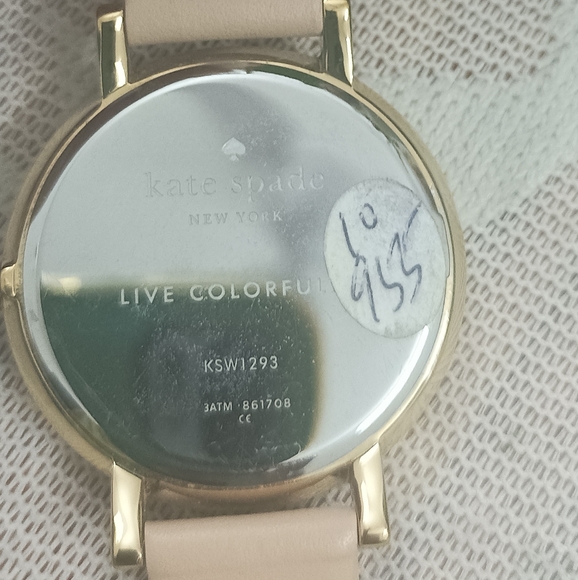 Authentic Kate Spade Gold-Tone And Vachetta Leather Monterey Watch - Picture 4 of 15